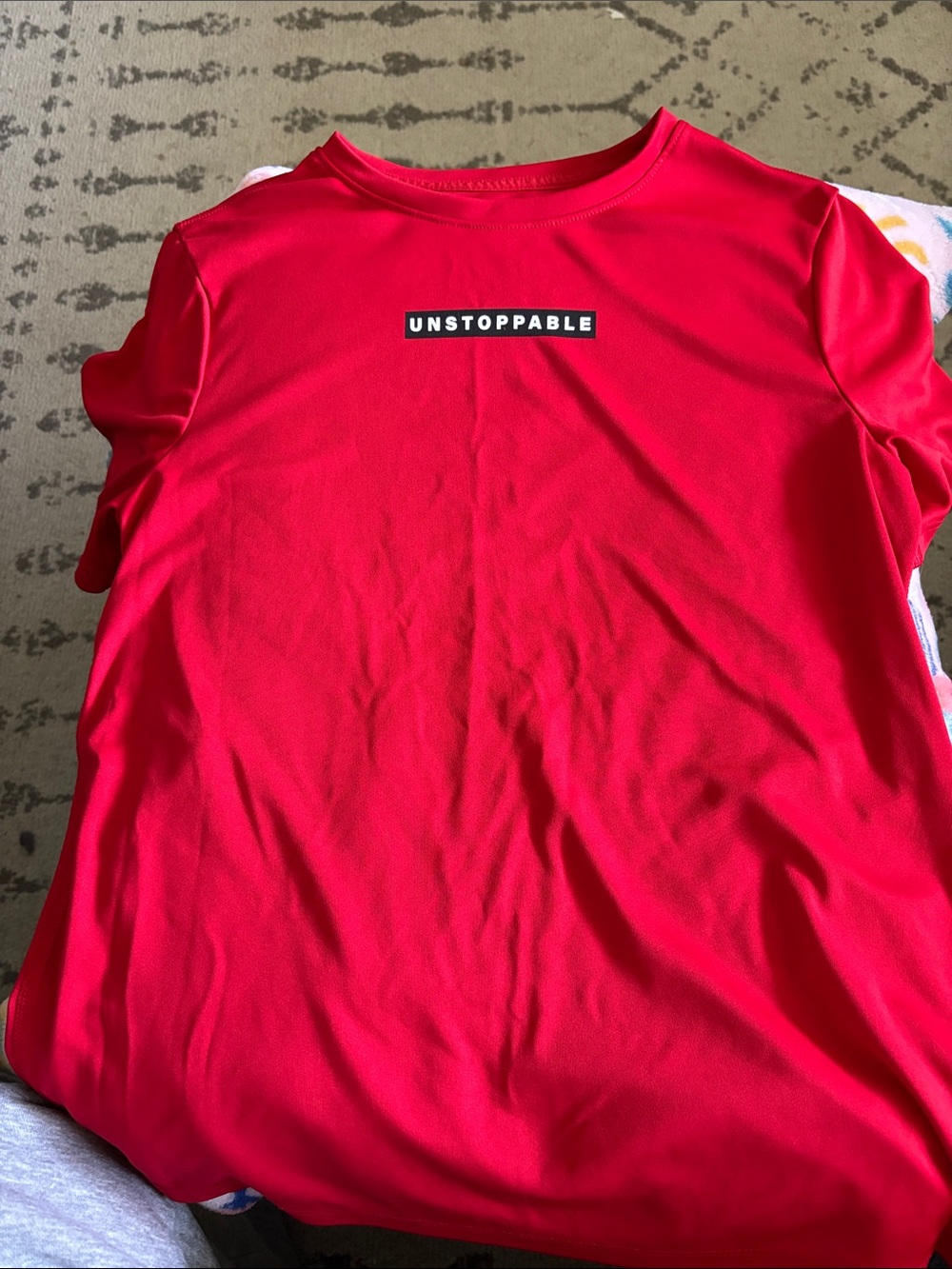 Unstoppable Red Graphic Tee